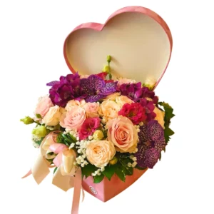 XXL flower box u obliku srca